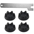 thumbnail image 1 of 9704230 Coupleur de Mixeur avec Kit de Clé Pièces de Rechange Compatible avec Kitchen-Aid KSB5WH KSB5 KSB3 Driver (5 Pcs), 1 of 8
