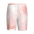 thumbnail image 5 of Fotbe Pink Marble Pajama Shorts for Men, Men's Pajama Bottoms, Sleepwear,Short Pajama Pants-Large, 5 of 9