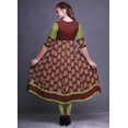 thumbnail image 4 of Bimba Print Long Party Wear Anarkali Kurta Flared A Line Kurtis For Women, 4 of 5