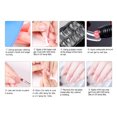 thumbnail image 2 of Nail Gel Set UV LED Nail Gel Set Nail Extension Gel Kit Clear Acrylic False Nail Tips Double End Nail Pusher Nail Pen for Quick Nail Extension Salon Nail Tool Kit, 2 of 8