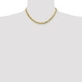 thumbnail image 5 of Auriga Fine Jewelry 14K Yellow Gold 4 mm Silky Herringbone Chain Necklace for Women 16", 5 of 6