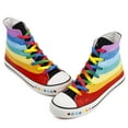 thumbnail image 5 of New Graffiti Rainbow High Top Canvas Shoes | Trendy Hand Painted Couple Shoes | All-match Sport Sneakers, 5 of 9