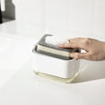 thumbnail image 4 of 2pcs Soap Bubble Free Press Soap Box Cover Sponge Soap Box Detergent Soap Box Bubble Box, 4 of 4