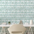 thumbnail image 3 of Abstract Peel & Stick Wallpaper, Rhythmic Watercolor Scribbles Print in Pastel Colors, Self-Adhesive Living Room Kitchen Accent, 3 Sizes, Seafoam Multicolor, by Ambesonne, 3 of 6