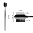 thumbnail image 2 of Zoowhale 2PCS Pet Eye Comb Dog Tear Stain Remover Comb Double Sided Grooming Brush Remove Scab Mucus Small Dog Cat Cleaning Supplies, Pet Puppy Cat Grooming Brush Removes Crust And Mucus, 2 of 9