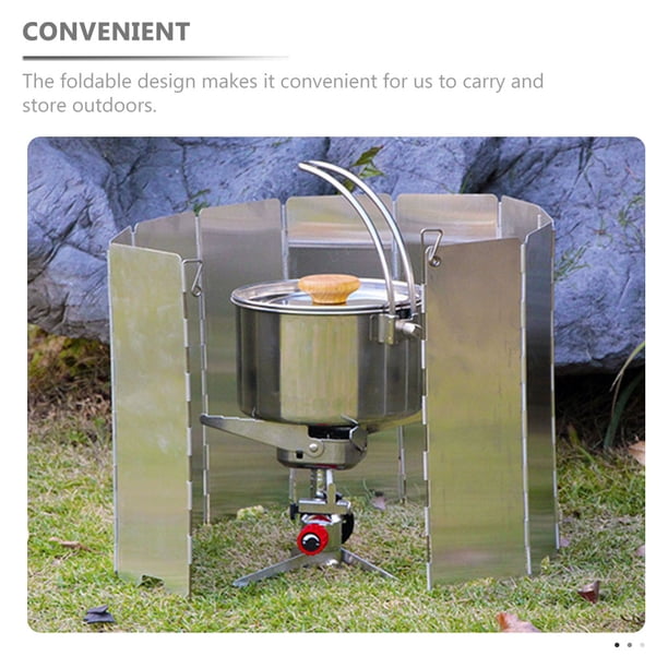 Pare-Vent Réchaud Camping En Titane – 60 Cm, Hauteur 15 Ou 19 Cm, 13-15 G, Ultra-fin 0,03 Mm, Aimanté, Avec Pochon