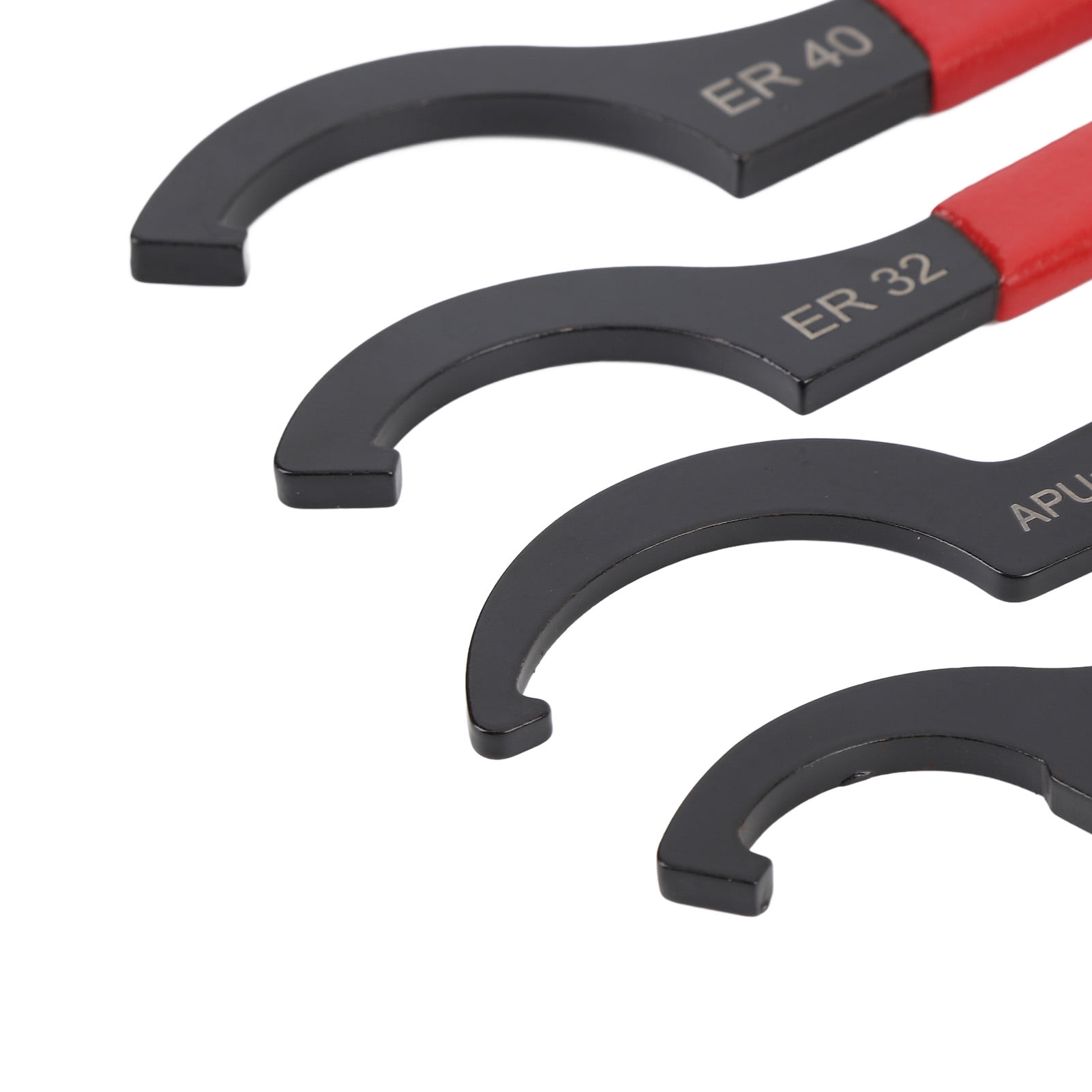 YAHHU 4Pcs Coilover Spanner Wrench Set Universal Shock Adjustable Spanners APU16 ER32 ER40 (9.84 inches / 25.0 cm) for Business Plumbing Automotive