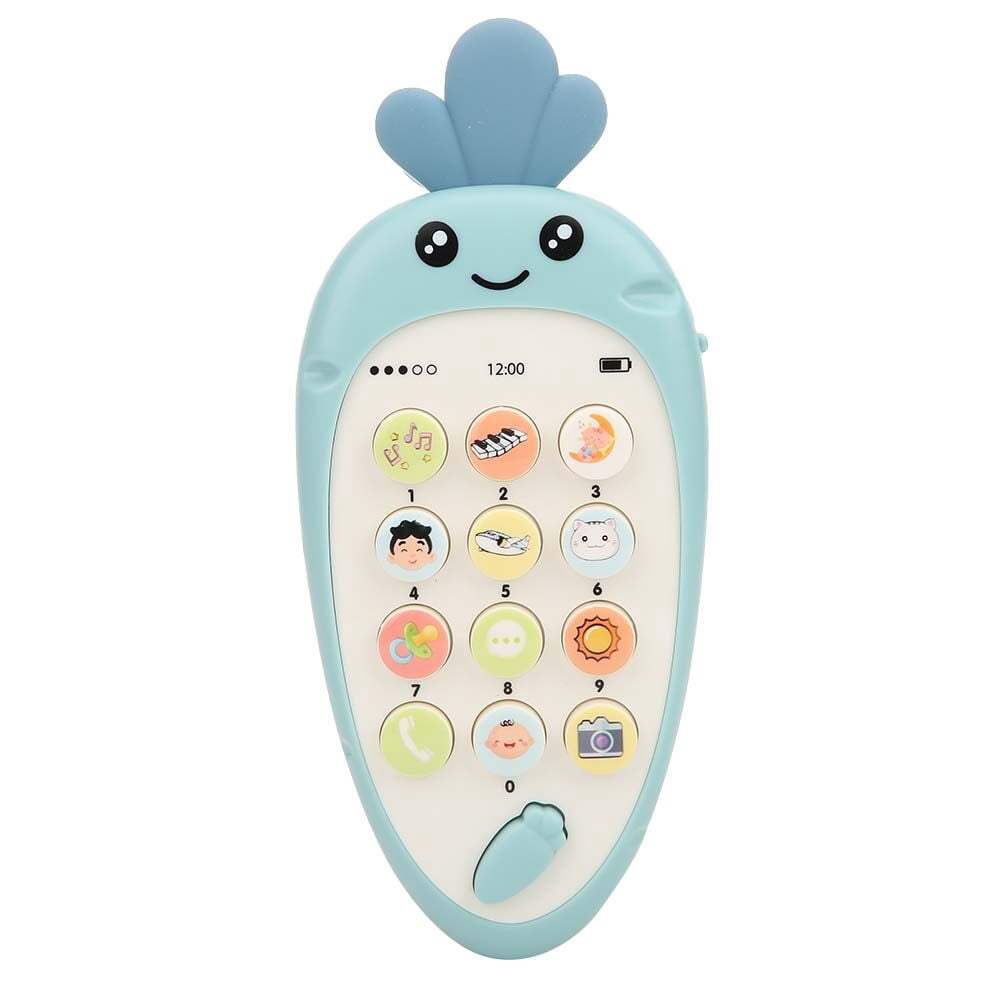 Jouet Téléphone Carotte Musical - Lumière Respirante, Sons éducatifs, Pour Bébés Dès 6 Mois
