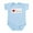 Sky Blue, variant on CafePress - I Love You [Bosnian] Infant Bodysuit - Baby Light Bodysuit, Size Newborn - 24 Months