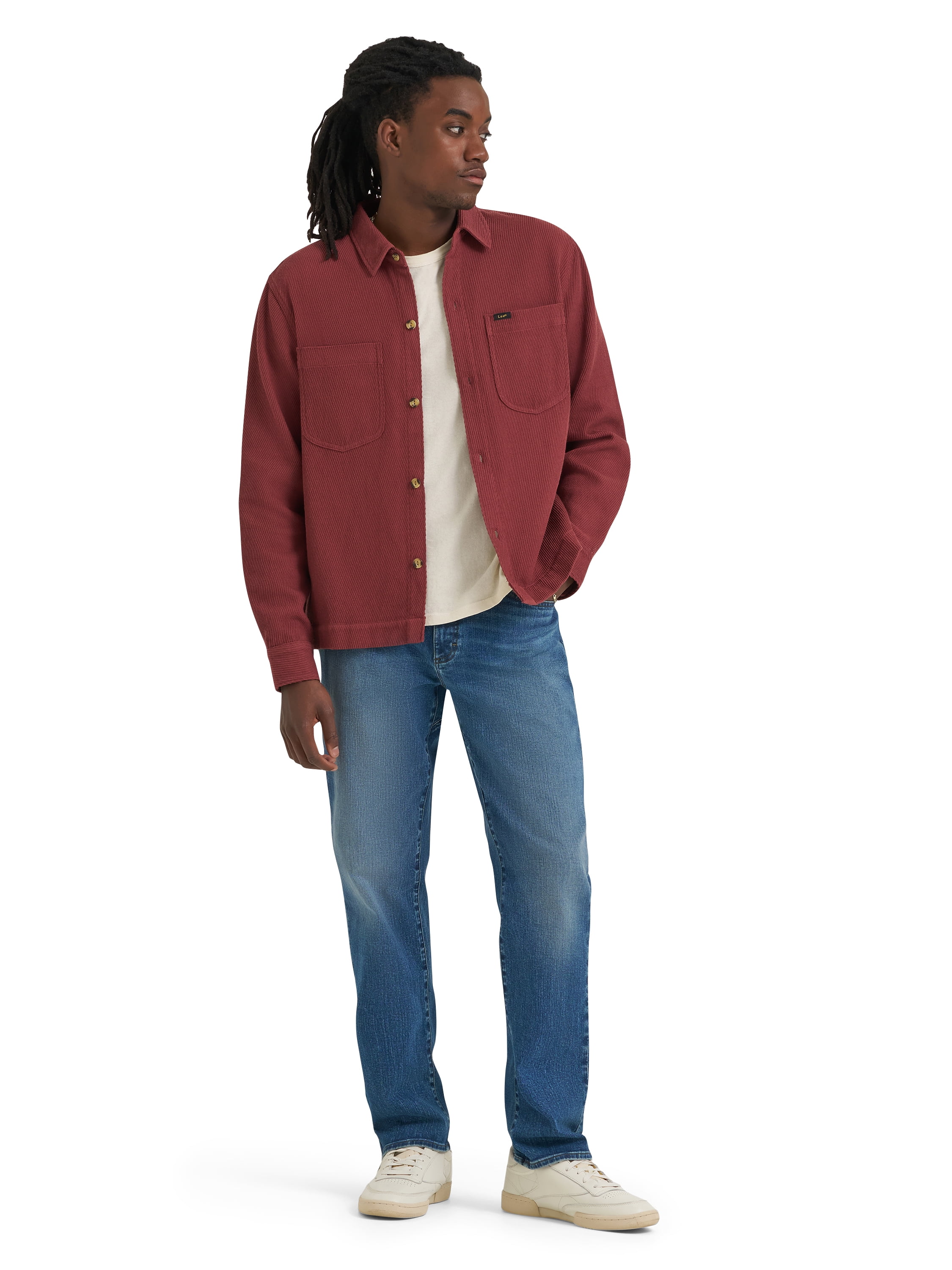 Lee® Men's Five Pocket Relaxed Taper Denim Jeans
