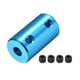 thumbnail image 1 of Acoplador de eje flexible 4mm a 5mm L25xD14 acoplador rígido para motor paso a paso rueda conecta azul, 1 of 3