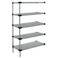 thumbnail image 1 of Stainless Steel 5 Solid Shelf Add-On Kit - 24 x 30 x 63 in., 1 of 1
