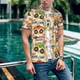 thumbnail image 6 of Goofa Animal Truck Pattern Mens Golf Shirt Baseball T-shirt Moisture Wicking Dry Fit Performance Sport Short Sleeve Striped Golf Polo Shirts-3X-Large, 6 of 7