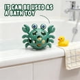 thumbnail image 4 of Soft Silicone Crab Teether Rattle, 2-in-1 Infant Chew Toy with Rattle for Teething Relief & Sensory Development, 4 of 10
