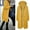 Yellow, variant on Zip Up Hoodies For Women Long Sleeve Oversized Sweatshirts Jackets (RD5 M)