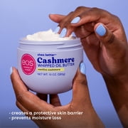 eos Vanilla Cashmere Whipped Body Butter, Rich Moisture, Deep Hydration for Dry Skin, 10 oz