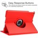 thumbnail image 5 of 2018 2017 (rojo) 5.ª generación/iPad Air 2/iPad Air - Funda protectora con soporte giratorio de 360 ​​grados con diseño Sincero Electrónica, 5 of 5