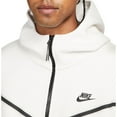 thumbnail image 4 of Men's Nike Sportswear Phantom/Black Tech Fleece Full-Zip Hoodie - 2XL, 4 of 5