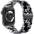thumbnail image 2 of KOMI Band Replacement for Apple Watch 49mm 45mm 44mm 42mm 41mm 40mm 38mm Women Men Fashion Resin Wirstband Bracelet Strap for iWatch Ultra 2/1 Series 9 8 7 6 SE 5 4 3 2 1, 2 of 6