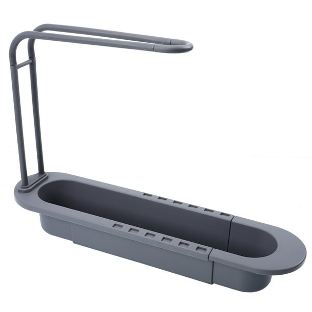EeaseMX Soporte para esponja de fregadero Soporte de almacenamiento de cocina Cesta de almacenamiento para fregadero Estante para esponja
