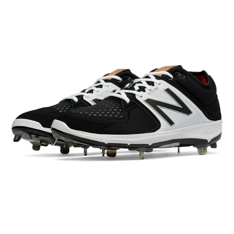 Punt Milieuvriendelijk Accor New Balance Low-Cut 3000v3 Metal Baseball Cleat Mens Shoes Black with White  - Walmart.com