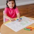 thumbnail image 2 of Tapete didáctico Melissa & Doug de Crayons, 5 colores (paquete de 2), 2 of 9
