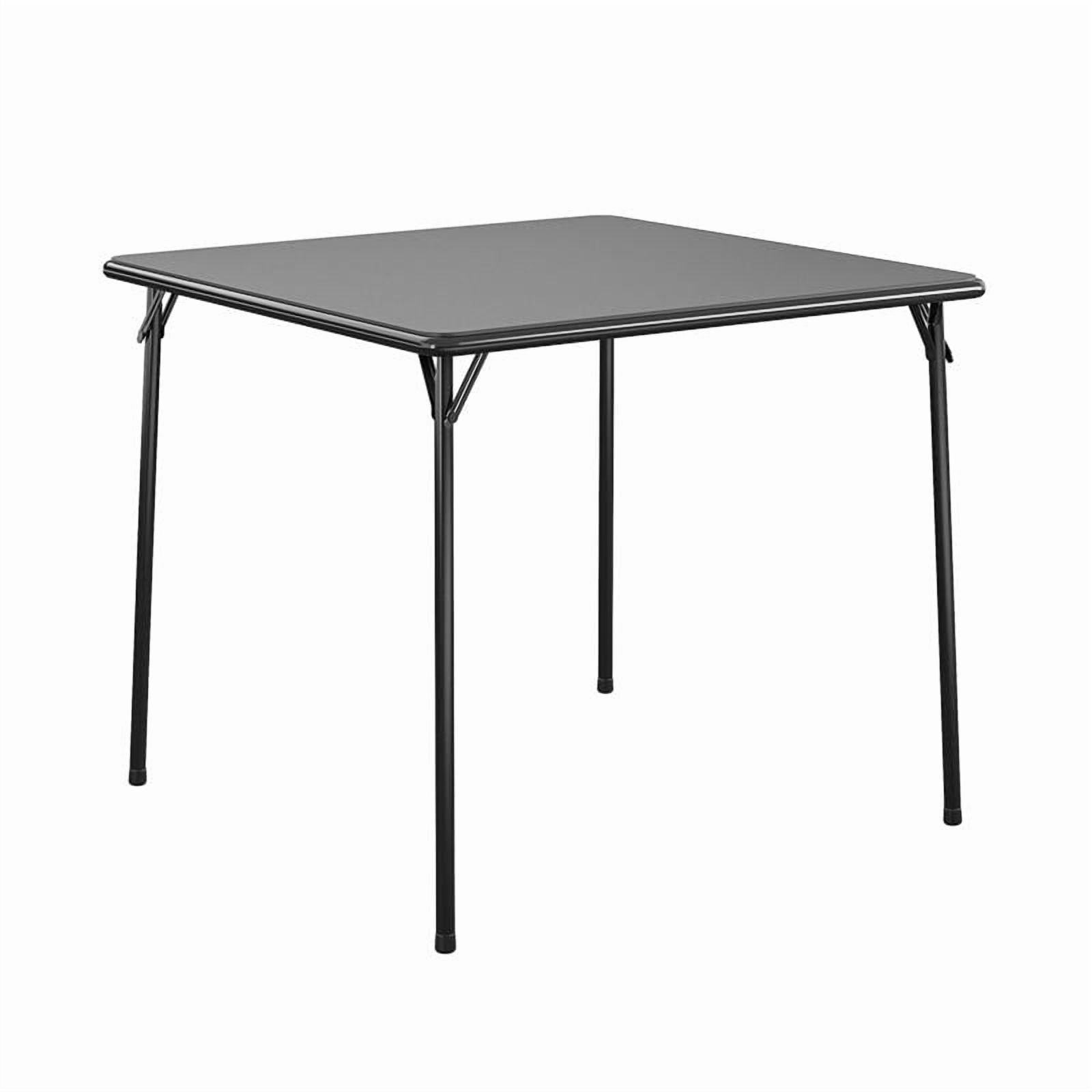 美品】Cosco ブラウン 正方形 折りたたみテーブル 34インチ 【公式通販】