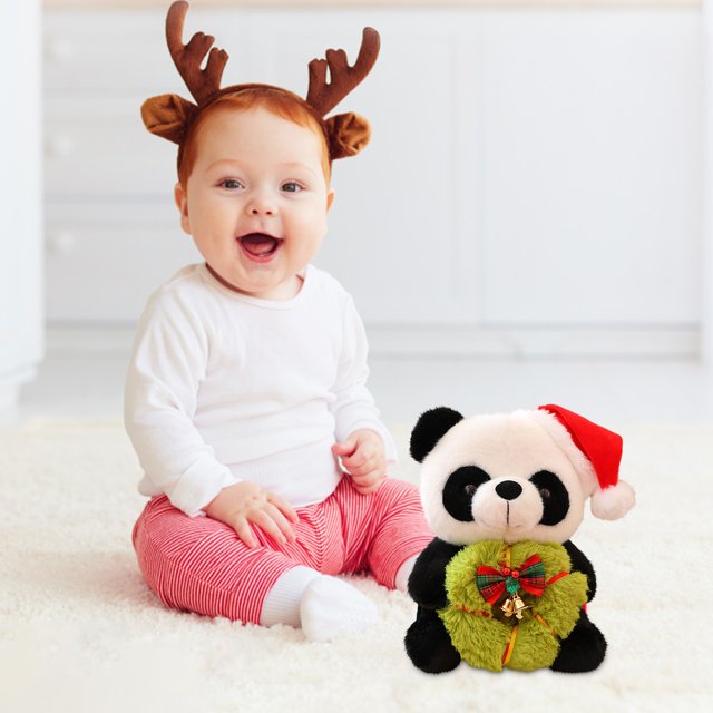 Adorable Panda Pillow Soft Holiday For All Ages Collectible Festive Souvenir