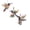 A+B+C, variant on Hummingbird Christmas Ornament,Colorful Hummingbirds Tree Decor,Stacked Hummingbird Ornament for Christmas Decorations Indoor Outdoor,Winter Hummingbirds Home Decoration for Bird Lovers,A,3.15"