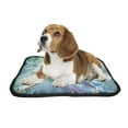 thumbnail image 2 of PKQWTM Paradise Garden With The Peacock Pet Dog Cat Bed Pee Pads Mat Cushion Potty Dogs Blankets Crate Bed Kennel 20x24 inch, 2 of 3