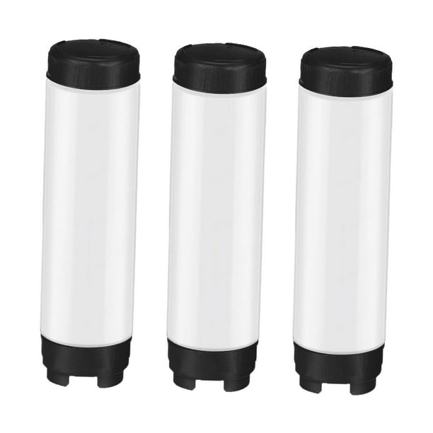 3 botellas exprimibles de dos cabezales de 480 ml, fáciles de usar, dispensadores de condimentos, recipientes para exprimibles para ,