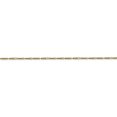 thumbnail image 3 of 10k Yellow Gold 1.25mm Figaro Necklace Chain Pendant Charm, 3 of 9