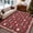 Red, variant on Memoryfield Nutcracker Christmas Runner Rug 2' x 6', Washable Non-Slip Rug, Soft Stain-Resistant Carpet for Kitchen, Bedroom, Entryway, Red