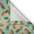thumbnail image 6 of Ambesonne Retro Valance & Curtain, Vintage Beach Summer, 55"x45", Olive Green Seafoam, 6 of 6