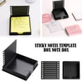 thumbnail image 4 of SharkTRUE Sticky Notes Template Box Note Box New Convenience Sticker Template Box HOT, 4 of 8
