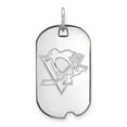 thumbnail image 1 of LogoArt SS024PEN Sterling Silver NHL Pittsburgh Penguins Small Dog Tag, 1 of 1