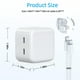 thumbnail image 2 of Adaptador de corriente compacto VAGITTO de 35 W con doble puerto USB C, 2 of 6
