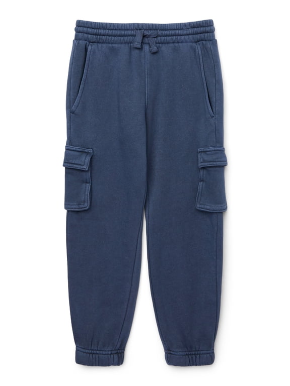 Boys Fleece Cargo Pants, Sizes 4-18 & Husky