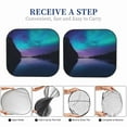 thumbnail image 6 of Salouo Night At Lake Aurora Pattern Car Windshield Sun Shade Foldable | Front Windshield Shade for Sun, Heat and UV Rays | Interior Sun Protection-Large, 6 of 6