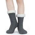 thumbnail image 2 of LZLINGMEI Slipper Socks for Women with Gripper  Winter Non Slip Thick Fuzzy Socks Warm Cozy Christmas Gift, 2 of 12