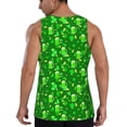 thumbnail image 3 of Gaeub St Patrick's Day2 Men's Athletic Tank Top, Workout Sleeveless Shirts, Running Tank Tops for Gym, Running, Training - 3X-Large, 3 of 9