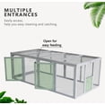 thumbnail image 2 of Chicken Coop Run, Extension Chicken Run 20.73 ft² Large Expend Hen House, Universal Chicken Run Perfect for 4-6 Chickens,Ducks, 79" L x 37.8" W x 26.8" H, 2 of 7