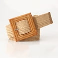 thumbnail image 1 of Visland Ceinture Tressée à Boucle Carrée pour Femmes Ceinture de Robe Bohème Réglable Ornement de Vêtements, 1 of 7