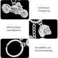 thumbnail image 3 of Llaveros de motocicleta, llaveros de metal para motocicletas y cascos de motocicleta, llaveros personalizados para hombres, regalos para motociclistas, 3 of 5