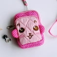 thumbnail image 3 of [Witty Monkey] Embroidered Applique Fabric Art Wallet Purse/ Pouch Bag (2.9 X 4.7 X 0.98 inches), 3 of 4