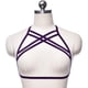thumbnail image 2 of Lencería Elasticidad Premium Material Ductilidad Romántico Air Strappospy Erogeus Misterioso Diseño único Moda Cuplés Jaula Bra Dark Purple seitruly XX000641-06, 2 of 6