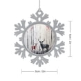 thumbnail image 2 of Christmas Ornaments Red Christmas Deer Birch Winter Tree 2024 Ornament Winter Holiday Collectible Present Gift Xmas Tree Decoration Gifts Keepsake for Family Xmas Ornament 3", 2 of 8