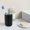 thumbnail image 6 of Vxdvou Stainless Steel Mouthwash Cup, Reusable Bathroom Toothbrush & Rinse Cup, Safe for Kids & Adults, Lightweight Plastic & Stainless Steel, 350ml Capacity, Perfect for Bathroom Accessories, 6 of 9