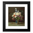 thumbnail image 2 of George Cochran Lambdin 20x23 Black Modern Framed Museum Art Print Titled - Vase of Flowers, 2 of 5