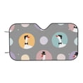 thumbnail image 7 of Balery Cute Geese Windshield Sun Shade, Car Front Window Sunshade Cover ,Automotive Interior Portected Blocks Uv Rays For Car Pickup Truck Suv Accessories- Small, 7 of 7